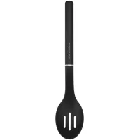Ложка кухарська KitchenAid Classic для сервірування з прорізами 34 см чорний (KHH004OHOBEG)
