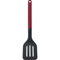 Лопатка кухонна KitchenAid Classic з прорізами 34 см червоний (KHA002OHEREG)