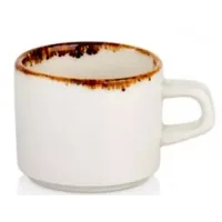 Cup By Bone series "Harmony" Gleam 75 ml white (HA-GL-GT-01-KF)
