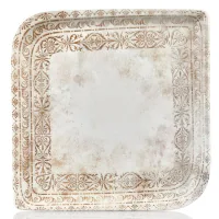 Dish By Bone series "Antico" square 22x22 cm (AN-AR-30-KR)