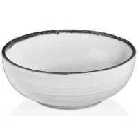Salad bowl By Bone series "Helix" decor "Black" 14 cm 480 ml (HL-BLA-14-KS)