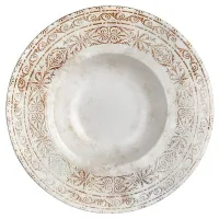 By Bone series "Antico" plate for pasta with a straight edge 28 cm 480 ml (AN-GT-28-CK)