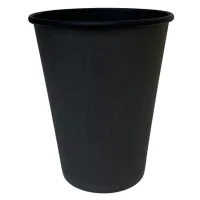 Стакани одноразові Україна паперові 175 мл 50 шт Total BLACK (CUP175BL)