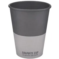 Disposable cups Buroclean GRAPHITE CUP paper 400 ml 50 pcs (1080046)