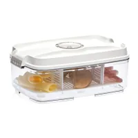 Food container Status vacuum rectangular 3 l, white (178615)