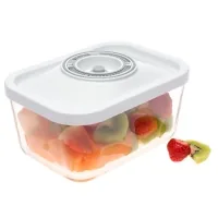Food container Status vacuum glass 1.5 l, white (181051)
