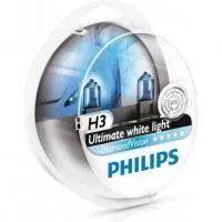 Автолампа Philips H3 Diamond Vision 5000K, 2шт/блистер (12336DVS2)