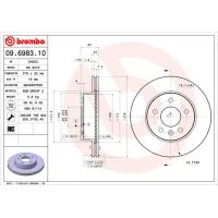 Brembo brake disc 09.6983.10