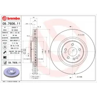 Brembo brake disc 09.7606.11