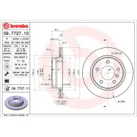 Brembo brake disc 09.7727.11