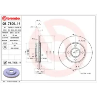 Brembo brake disc 09.7806.11