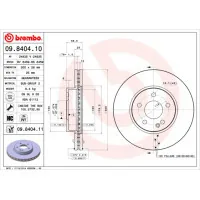Brembo brake disc 09.8404.11