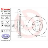 Brembo brake disc 09.8840.11