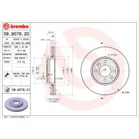 Brembo brake disc 09.9078.20