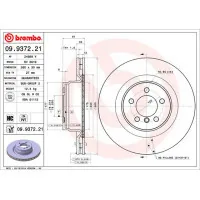 Brake disc Brembo 09.9372.21