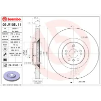 Гальмівний диск Brembo 09.R105.11