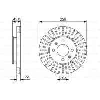 Brake disc Bosch 0 986 479 W05