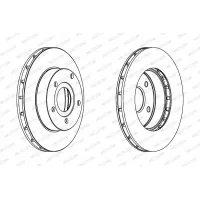 Brake disc FERODO DDF1169C