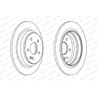 Brake disc FERODO DDF1234