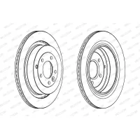 Brake disc FERODO DDF1433C-1