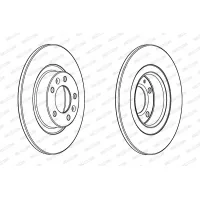 Brake disc FERODO DDF2297C