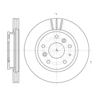 Brake disk REMSA 6237.10