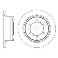 Brake disc REMSA 6552.00