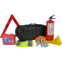 Set of technical assistance Poputchik motorist "Standard" with a vest and a stop (01-036)