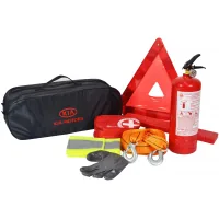 Set of technical assistance Poputchik KIA crossover black (01-055-K)