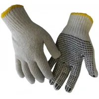 Protective gloves Werk HB natural, black dot (WE2102)