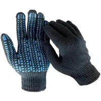 Protective gloves Werk HB black, blue "squares" (WE2122)