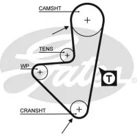 Gates 5175XS timing belt