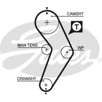 Gates 5192XS timing belt