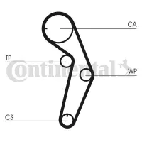 CONTITECH CT1048 timing belt