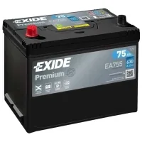 Акумулятор автомобільний EXIDE PREMIUM 75A (EA755)