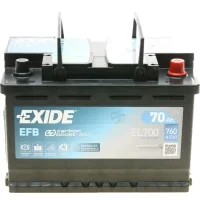 Акумулятор автомобільний EXIDE 70A (EL700)