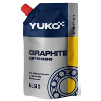 Yuko graphite doy-pack automotive lubricant with a fitting, 375g (4820070241471)