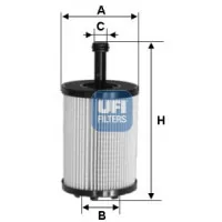 Oil filter UFI 25.197.00