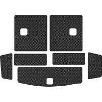 EVAtech trunk mat Chevrolet Captiva (C140) 7 seats AT 2011_2018 1 pack SUV EU (CT3172BE7RBB)