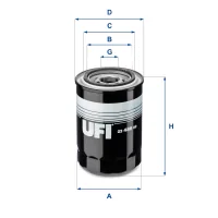 Oil filter UFI 23.486.00