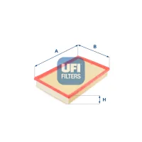 Air filter for a car UFI 30.158.00