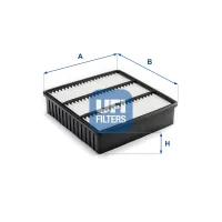 Air filter for a car UFI 30.275.00