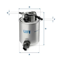 Fuel filter UFI 24.020.01