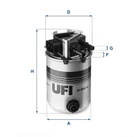 Fuel filter UFI 24.095.00
