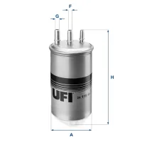 Fuel filter UFI 24.115.00