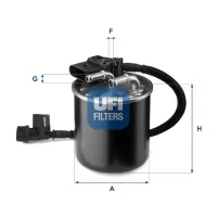 Fuel filter UFI 24.149.00