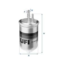 Fuel filter UFI 24.445.00