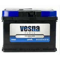 Акумулятор автомобільний Vesna 60 Ah/12V Power Euro (415 262)