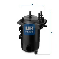 Fuel filter UFI 24.013.00