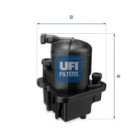 Fuel filter UFI 24.087.00